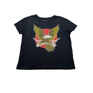 Women's Dreamr‎ Large Fearless Eagle Graphic T-Shirt